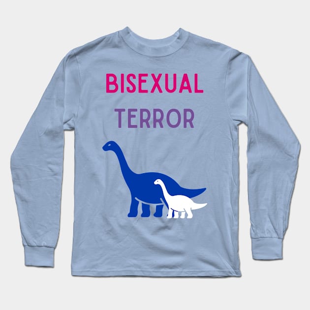 Bisexual Terror 2 Long Sleeve T-Shirt by Ali Hylton